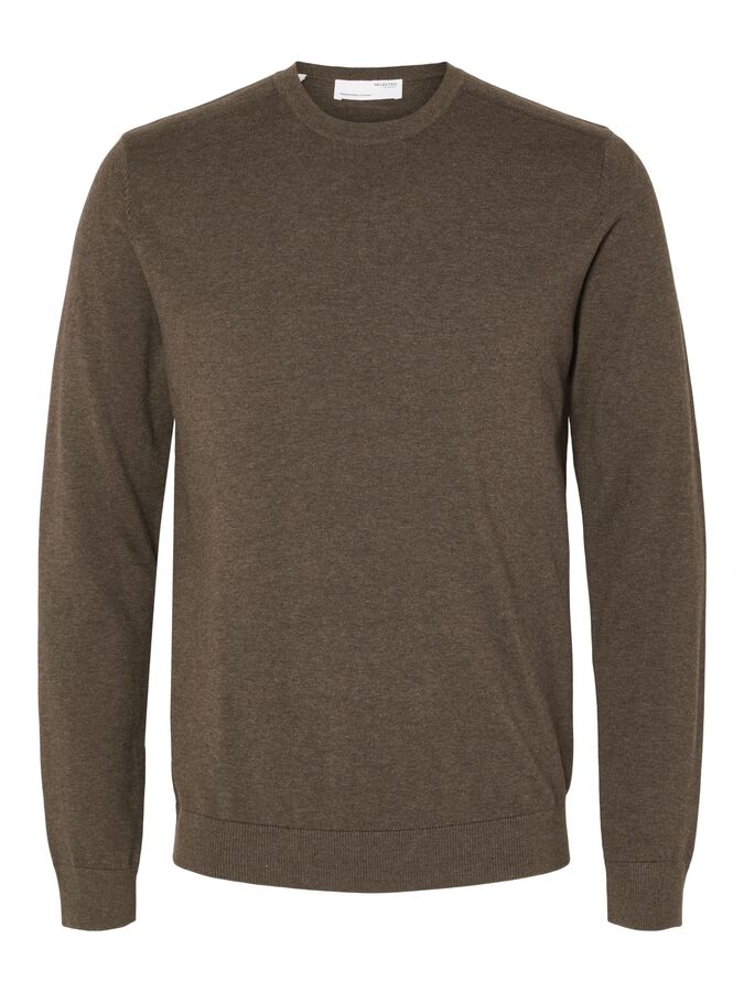 LONG-SLEEVED KNITTED JUMPER
