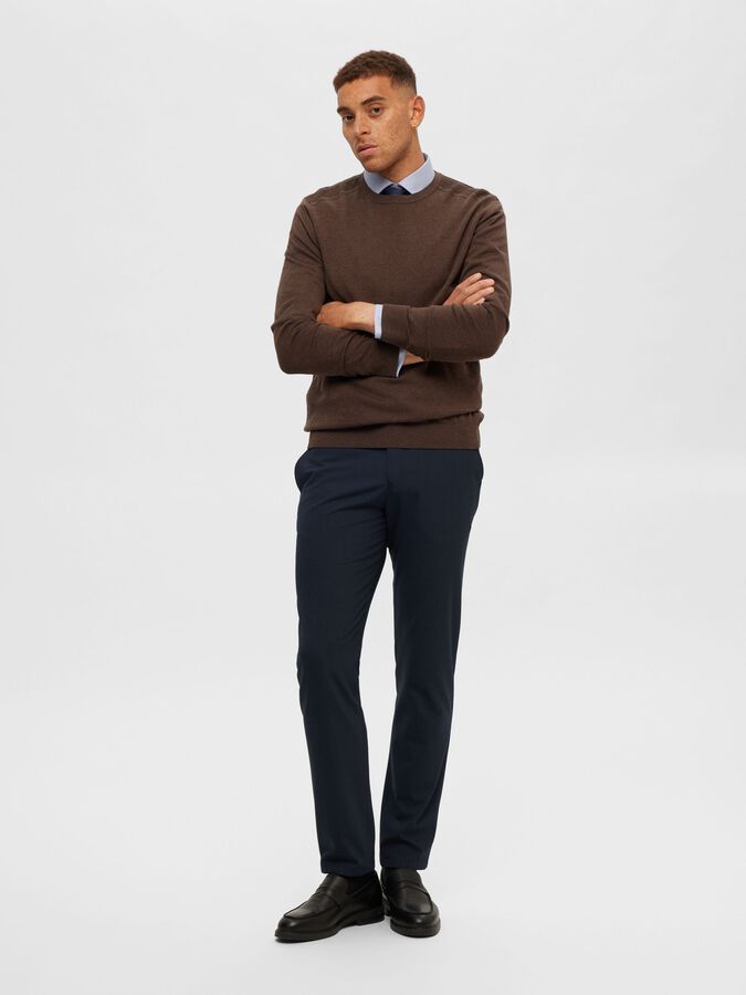 LONG-SLEEVED KNITTED JUMPER