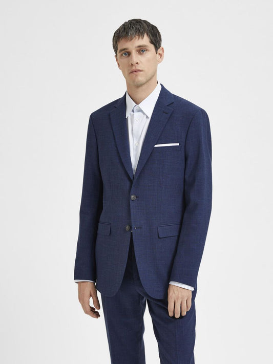 COUPE SLIM BLAZER À SIMPLE BOUTONNAGE - Dark Navy