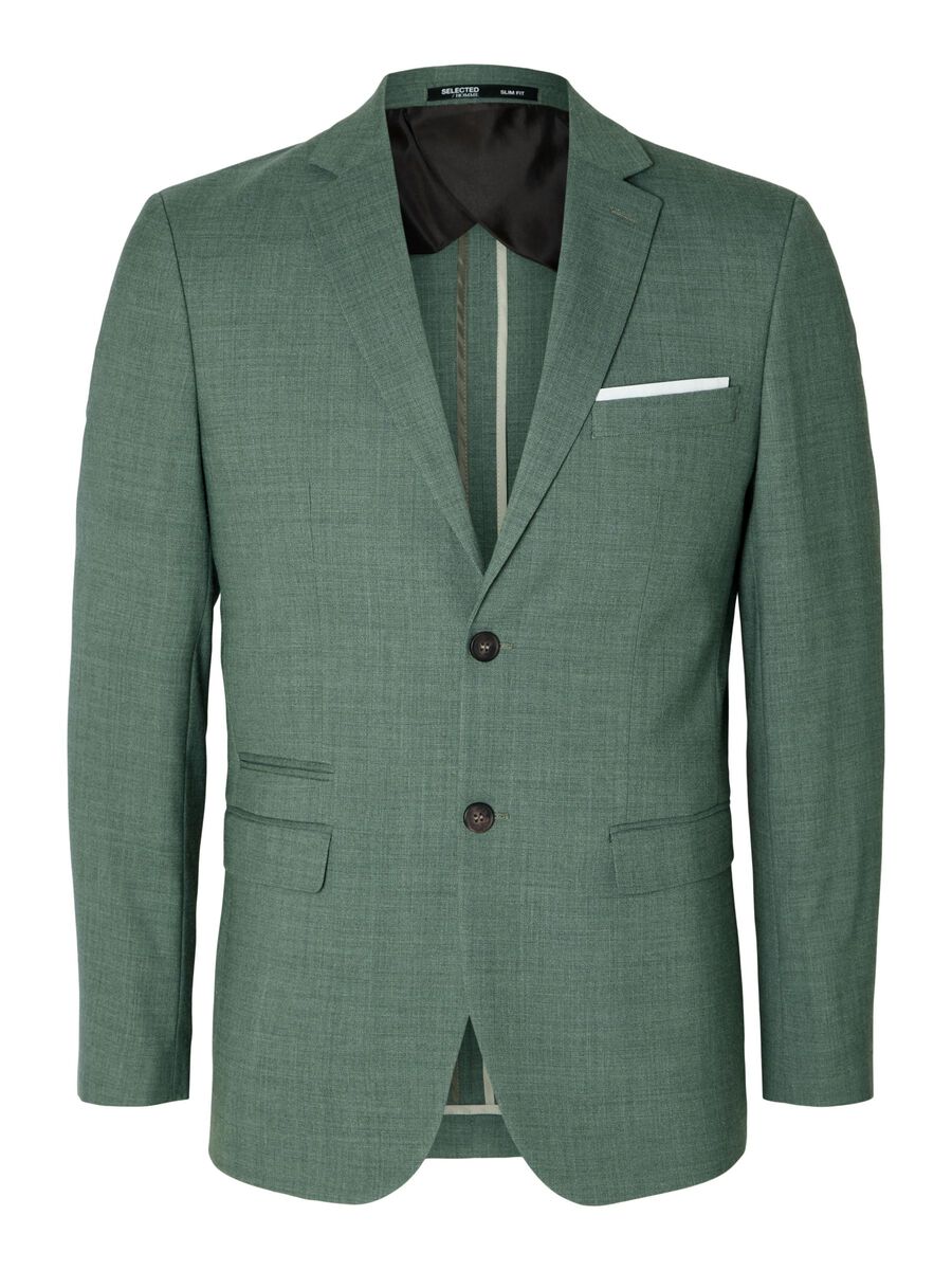 COUPE SLIM BLAZER À SIMPLE BOUTONNAGE - Light Green