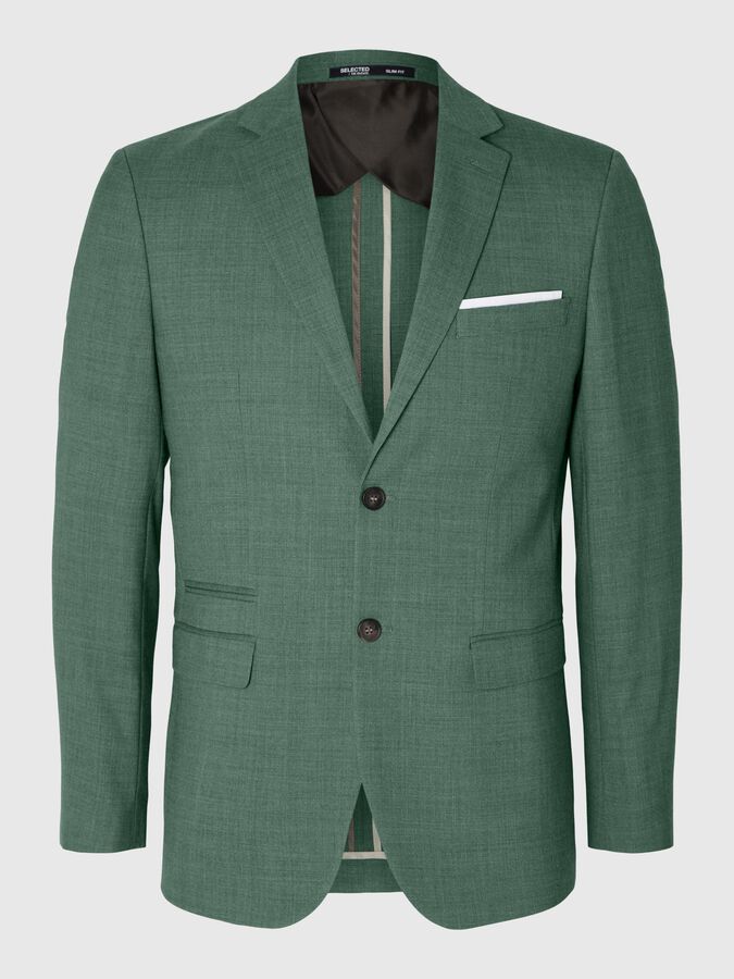 SLIM FIT SINGLE-BREASTED BLAZER SELECTED