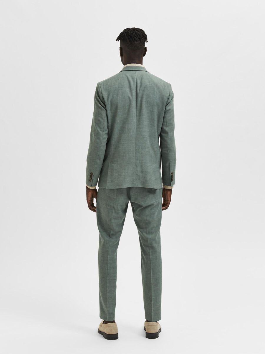 COUPE SLIM BLAZER À SIMPLE BOUTONNAGE - Light Green
