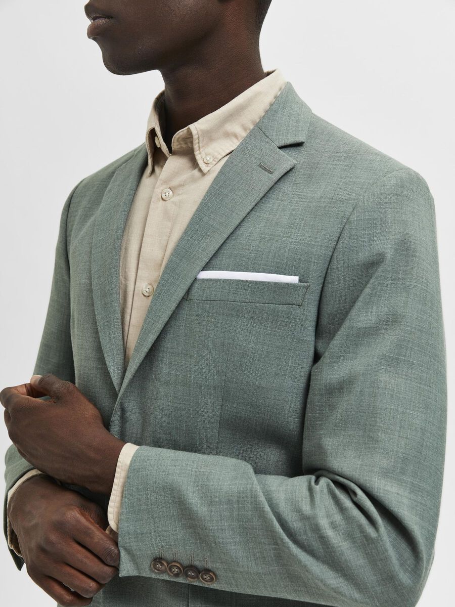 COUPE SLIM BLAZER À SIMPLE BOUTONNAGE - Light Green