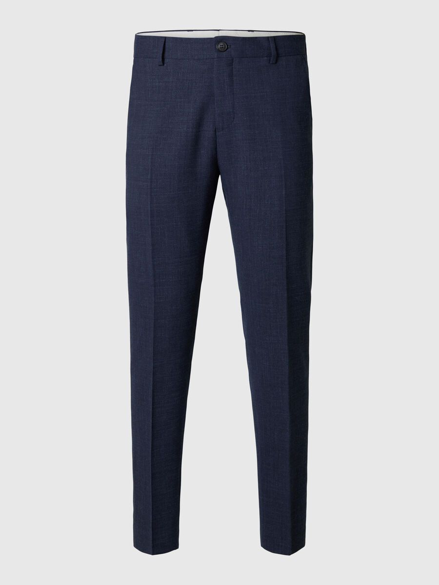 SLIM FIT SUIT TROUSERS SELECTED