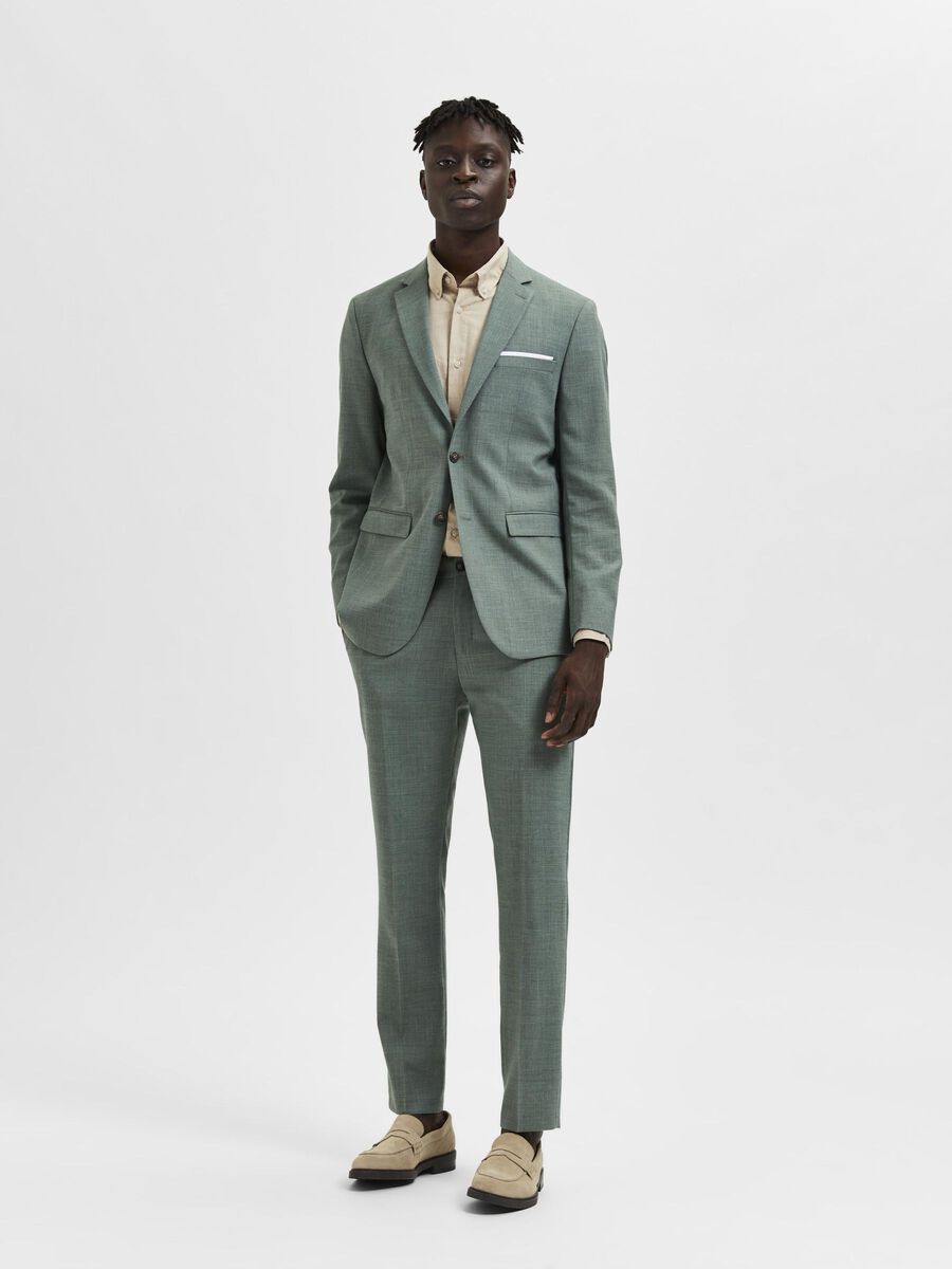 COUPE SLIM PANTALON DE COSTUME - Light Green
