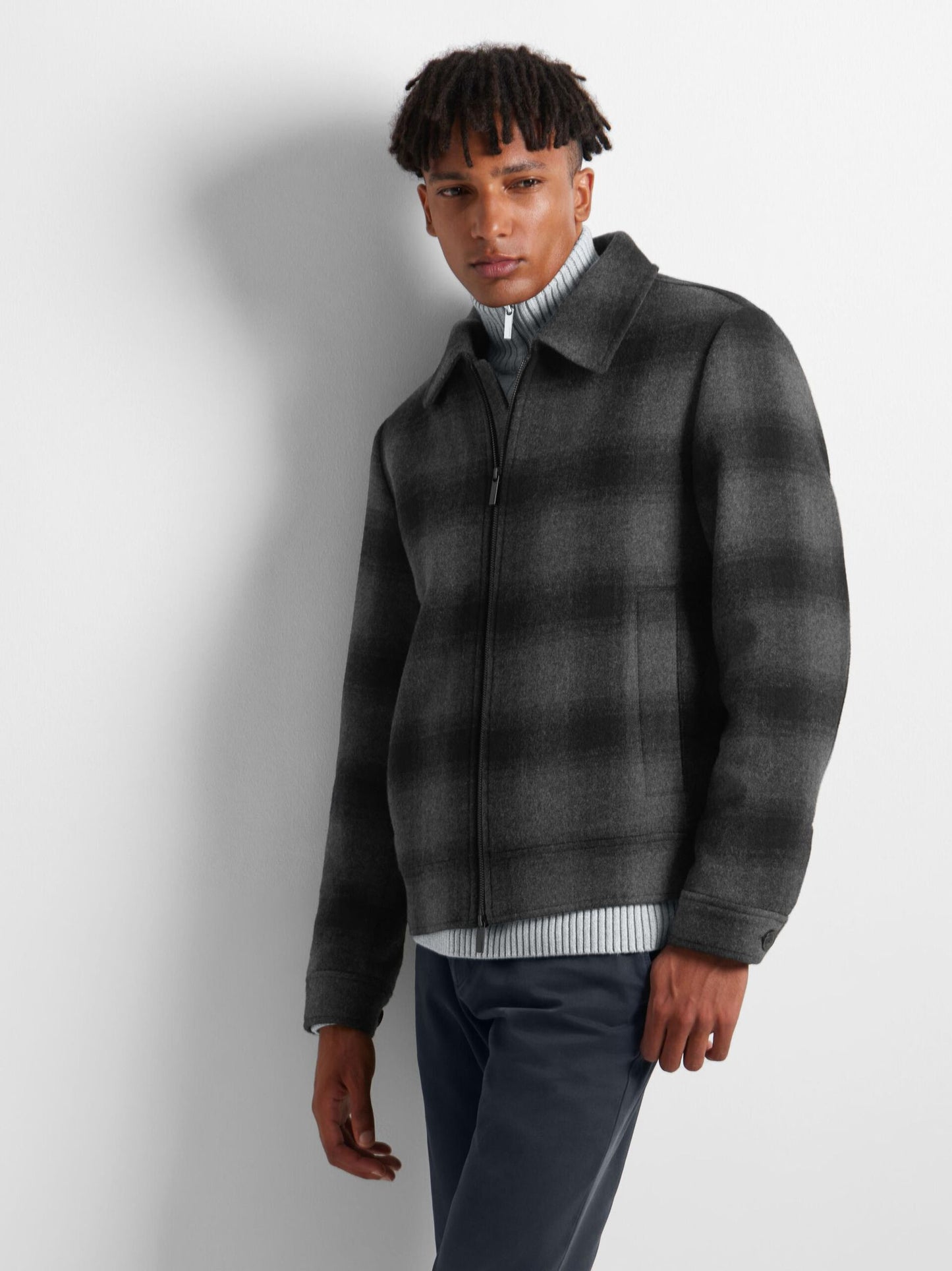 Veste en laine - Dark Grey Melange