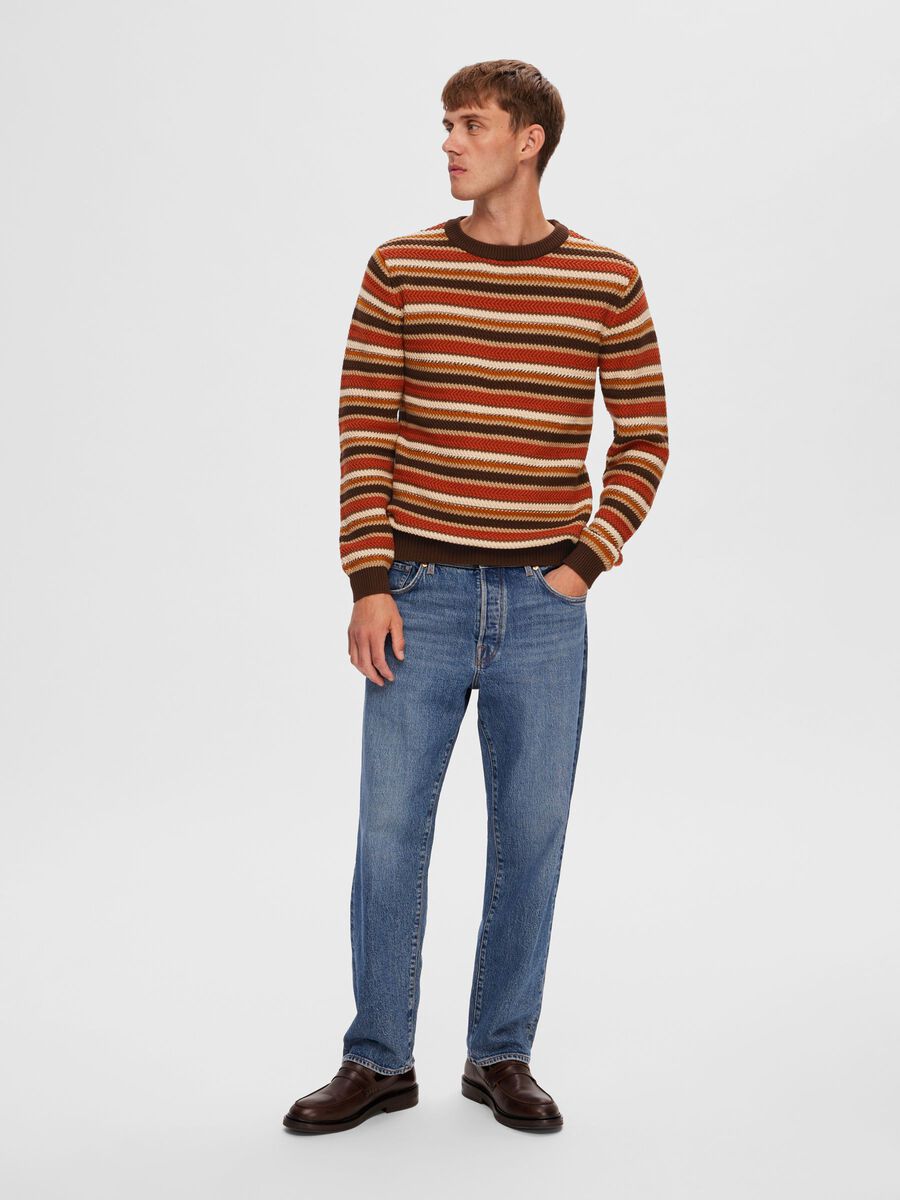 TRICOT À RAYURES PULLOVER