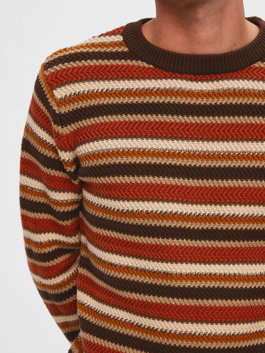 TRICOT À RAYURES PULLOVER