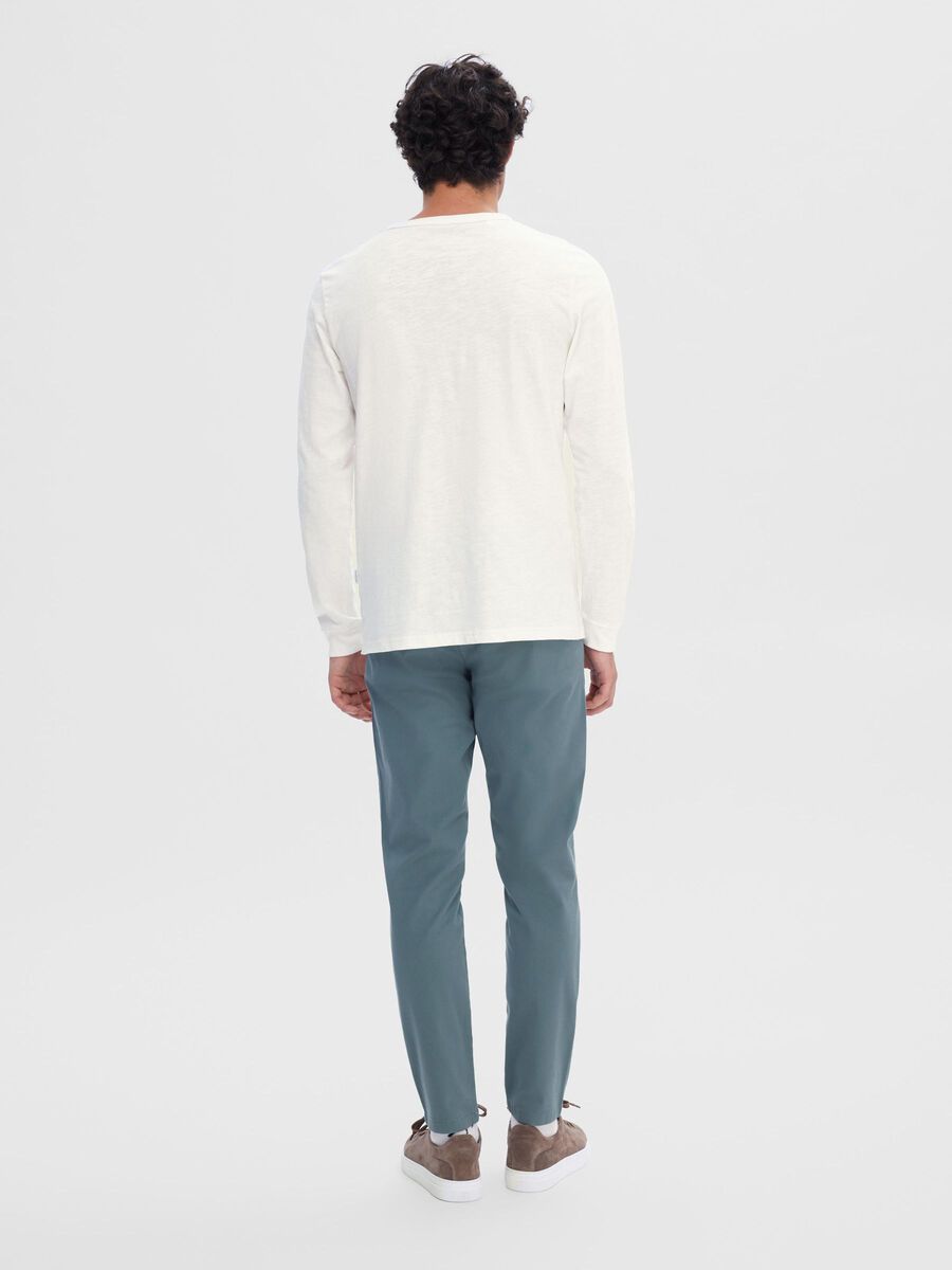 T-Shirt Manches Longues - Blanc