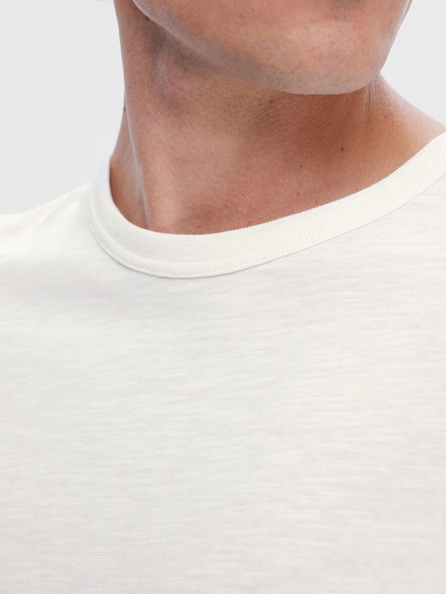 T-Shirt Manches Longues - Blanc