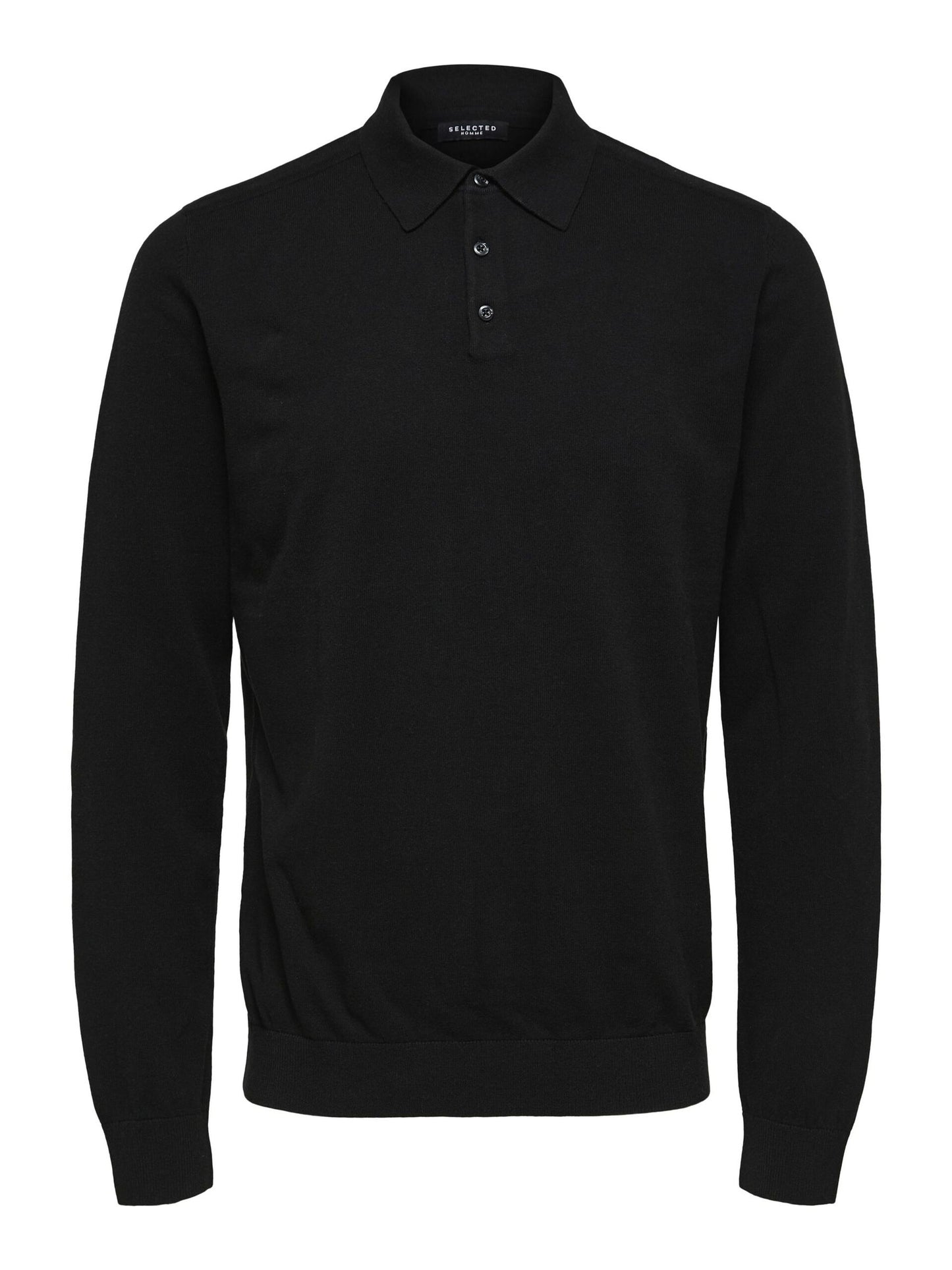 Polo Coton Pima - Noir