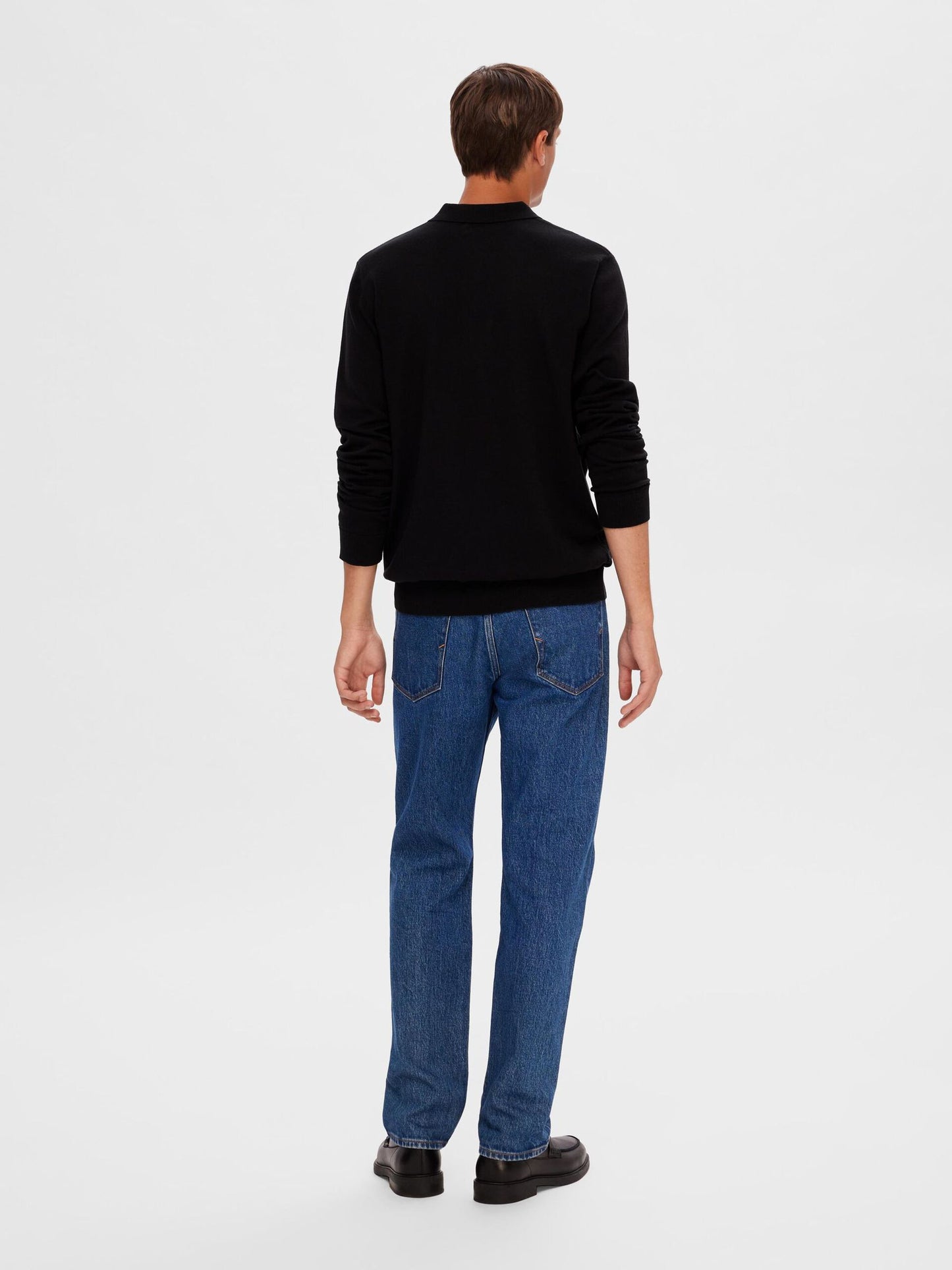 Polo Coton Pima - Noir