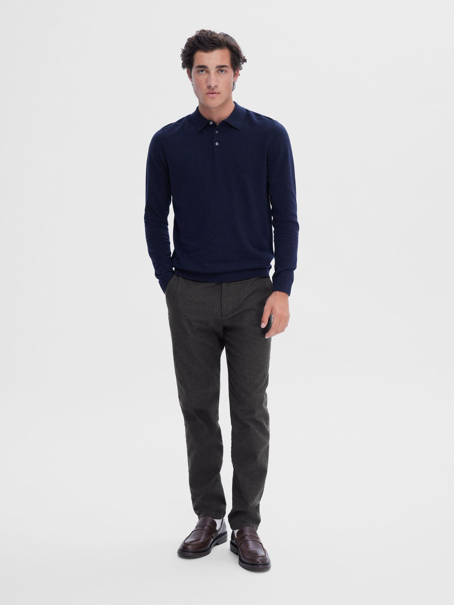 Polo Coton Pima - Navy