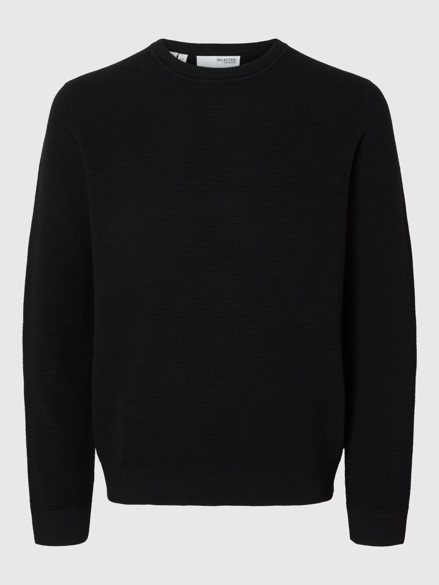 100% COTTON CREWNECK JUMPER SELECTED
