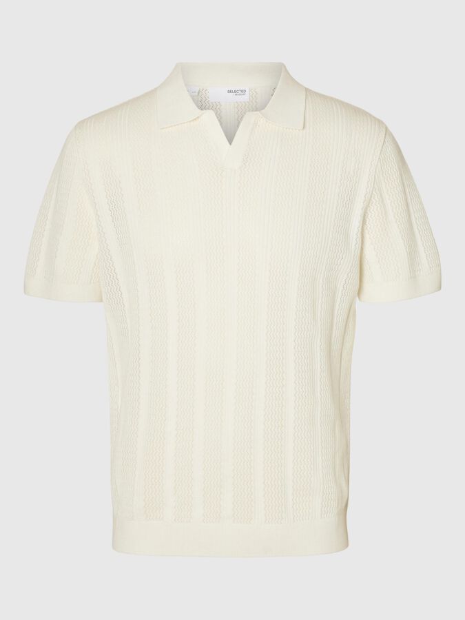 SELECTED KNITTED POLO SHIRT