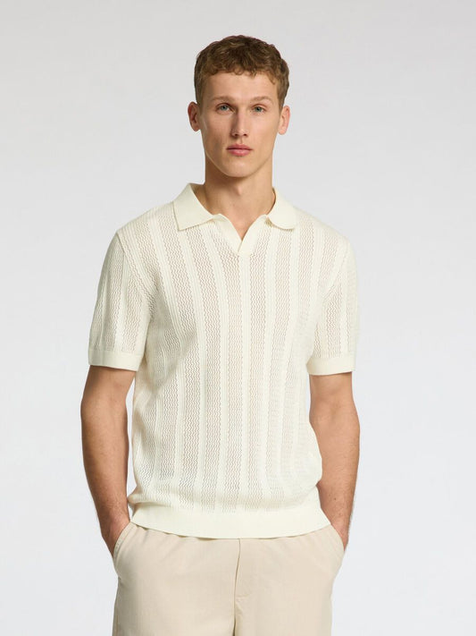 SELECTED KNITTED POLO SHIRT