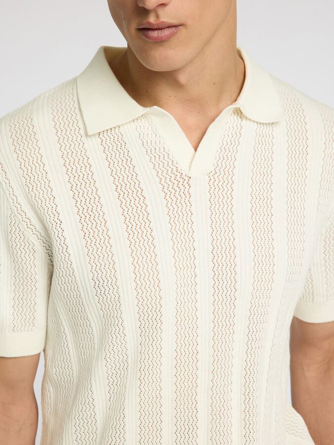 SELECTED KNITTED POLO SHIRT
