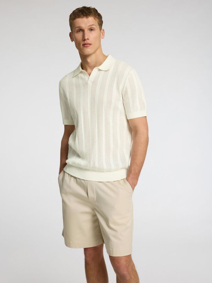 SELECTED KNITTED POLO SHIRT