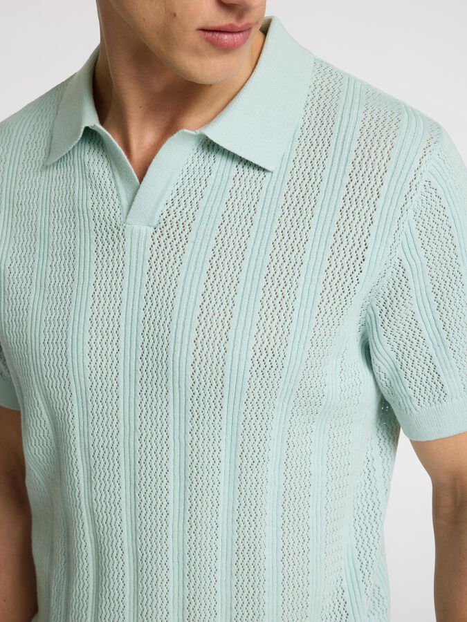 SELECTED KNITTED POLO SHIRT