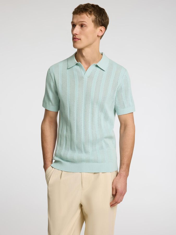 SELECTED KNITTED POLO SHIRT