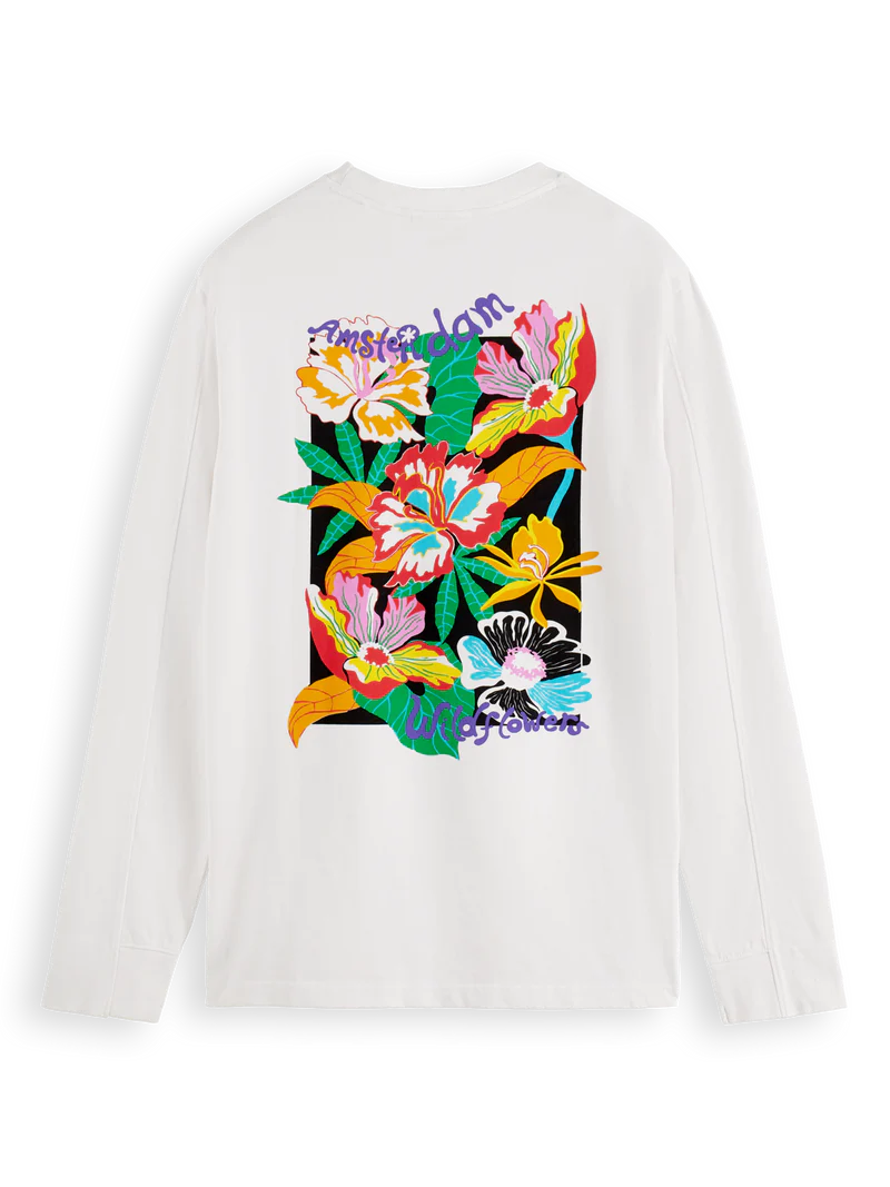 Organic cotton long-sleeved T-shirt