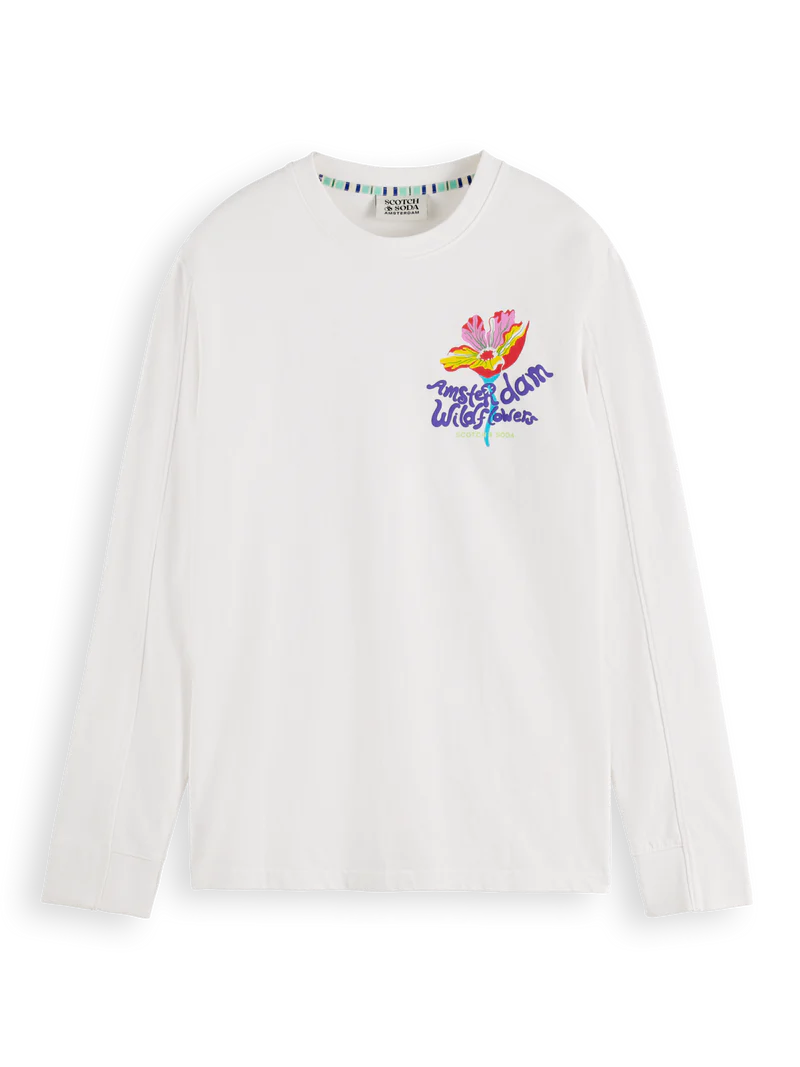 Organic cotton long-sleeved T-shirt