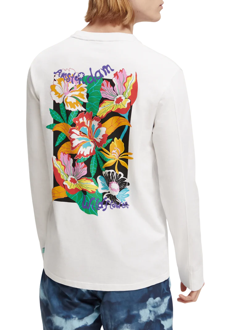 Organic cotton long-sleeved T-shirt