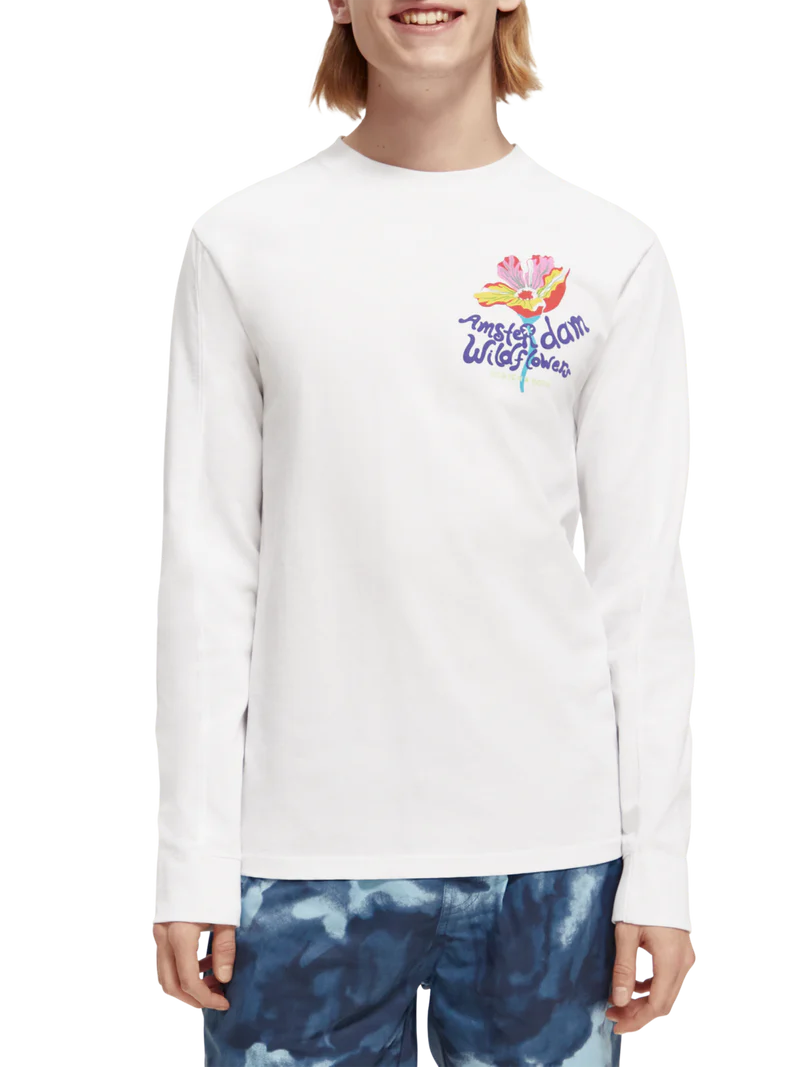Organic cotton long-sleeved T-shirt - XXL