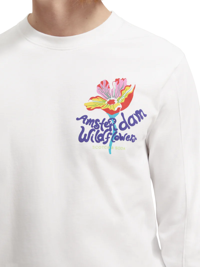 Organic cotton long-sleeved T-shirt