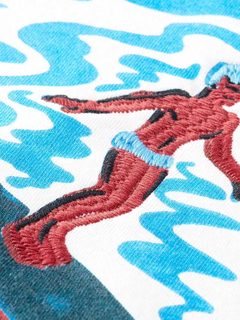 Relaxed fit artwork hoodie