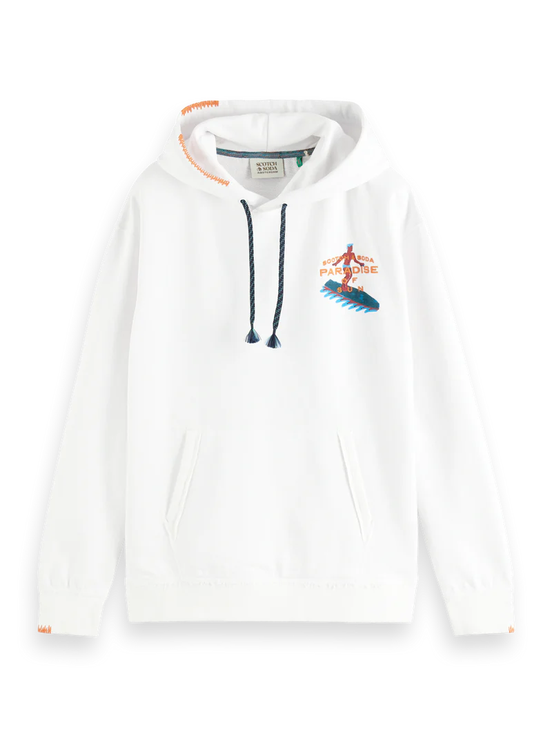 Relaxed fit artwork hoodie