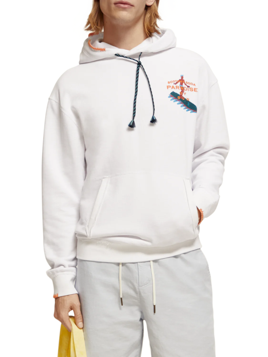 Relaxed fit artwork hoodie