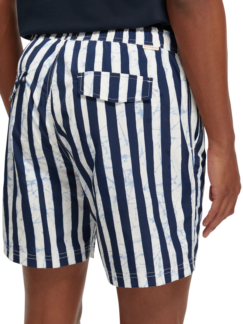 Printed mid-length swim shorts - XL