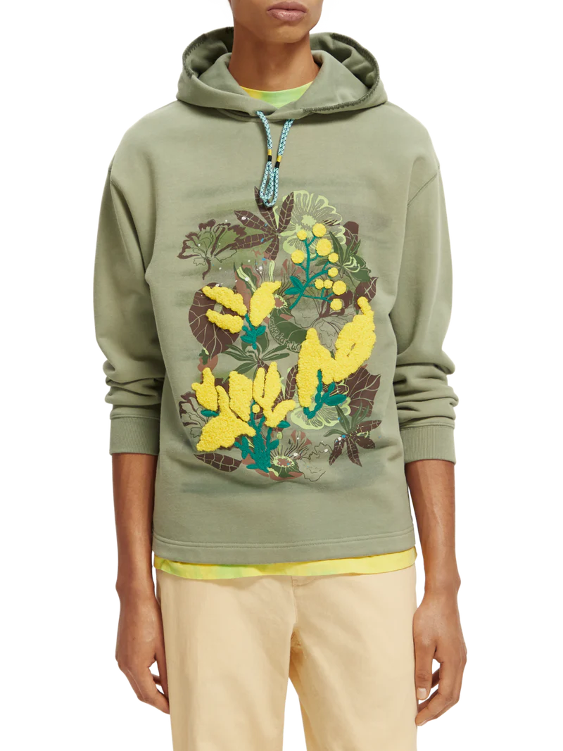 Relaxed fit artwork hoodie