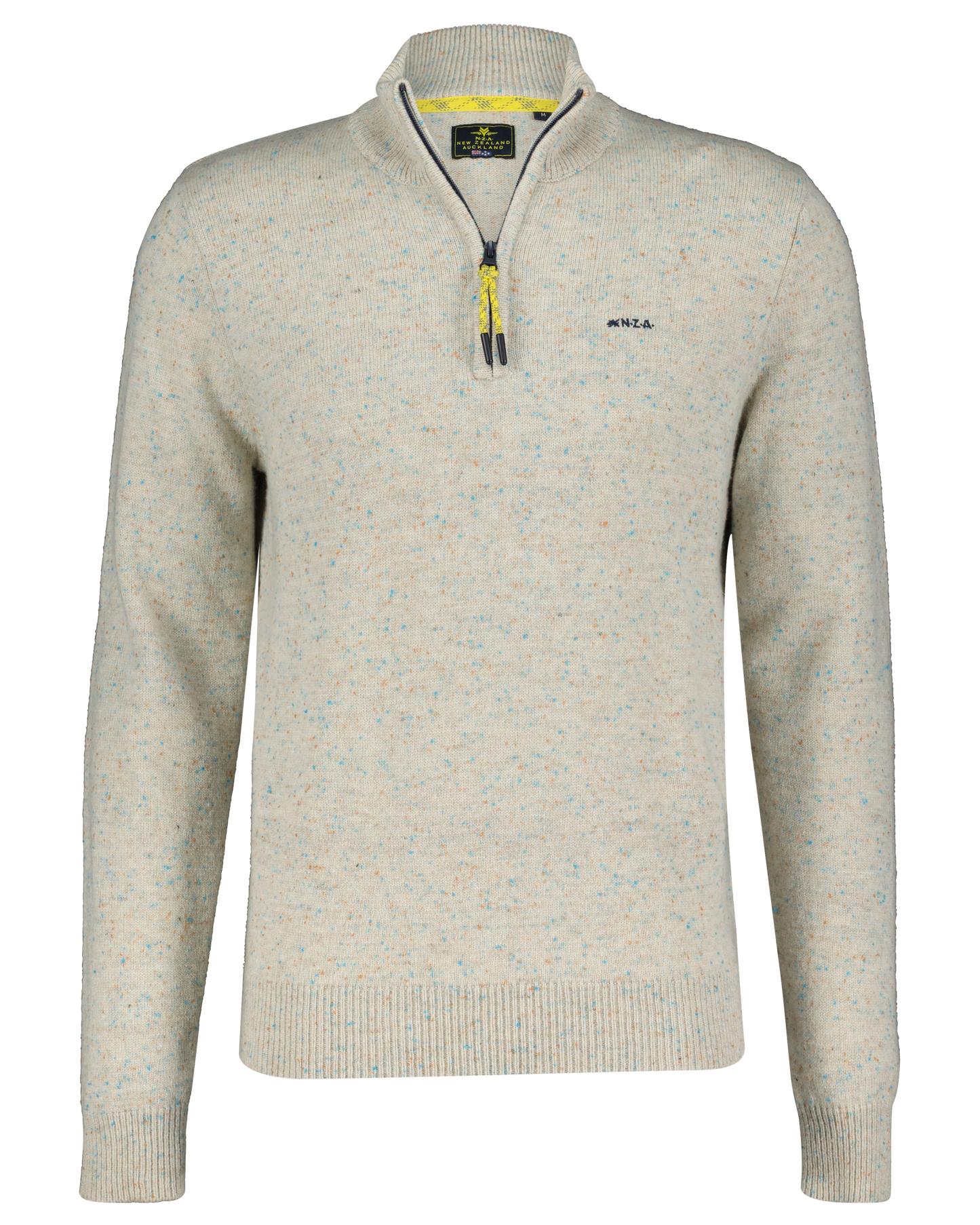 Pull Demi Zip Avec Laine