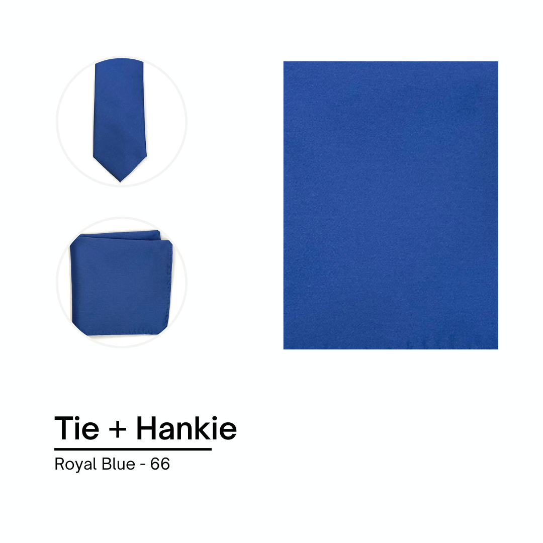 Cravate / Noeud Papillon Unie - Royal Blue