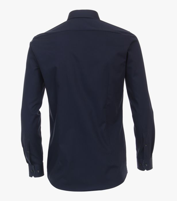 Chemise d'affaires extensible - Bleu foncé