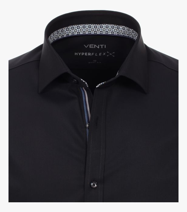 Chemise d'affaires extensible - Noir