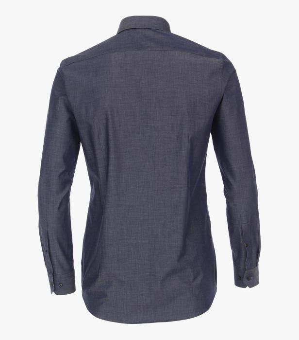Chemise d'affaires extensible - Bleu jeans