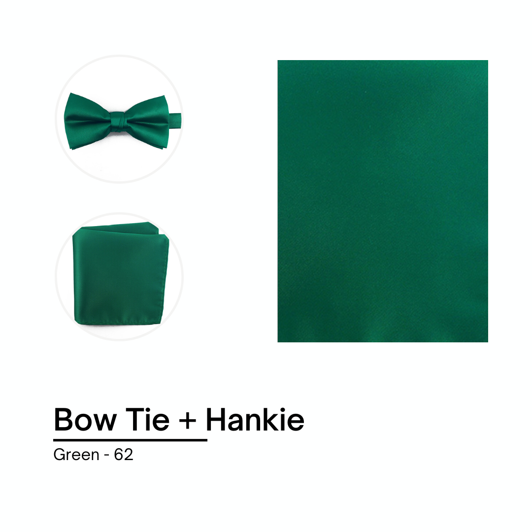 Cravate / Noeud Papillon Unie - Vert