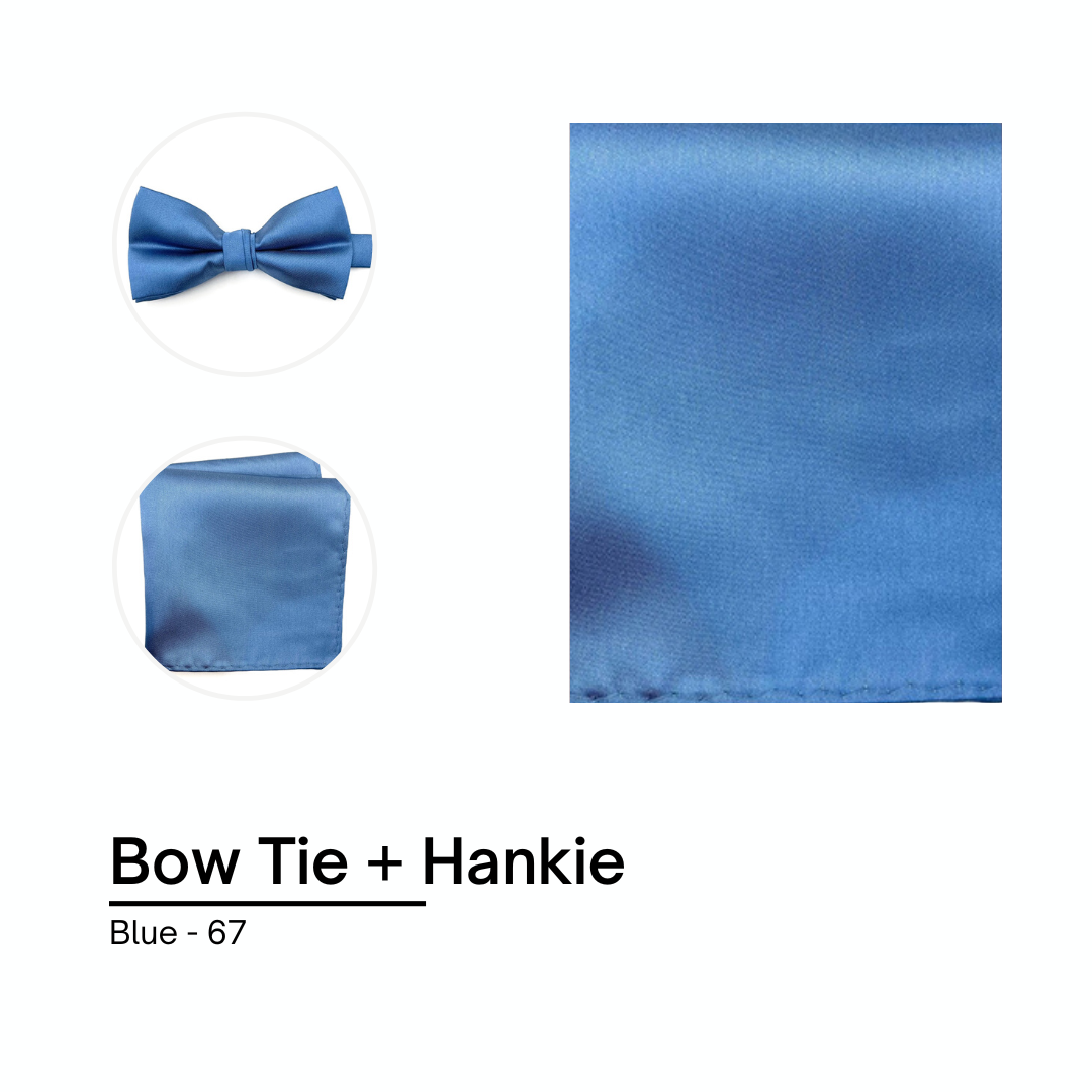 Cravate / Noeud Papillon Unie - Bleu