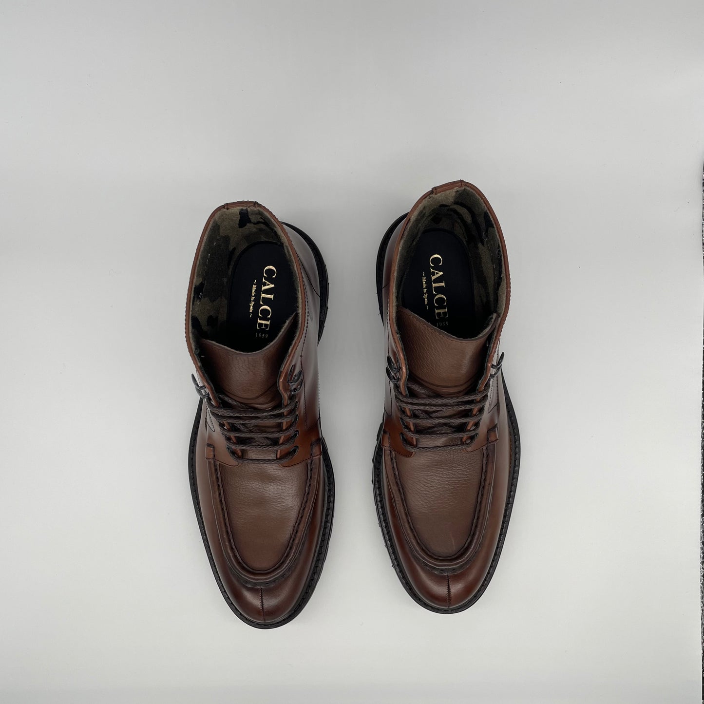 Calce Leather Boots - Brown