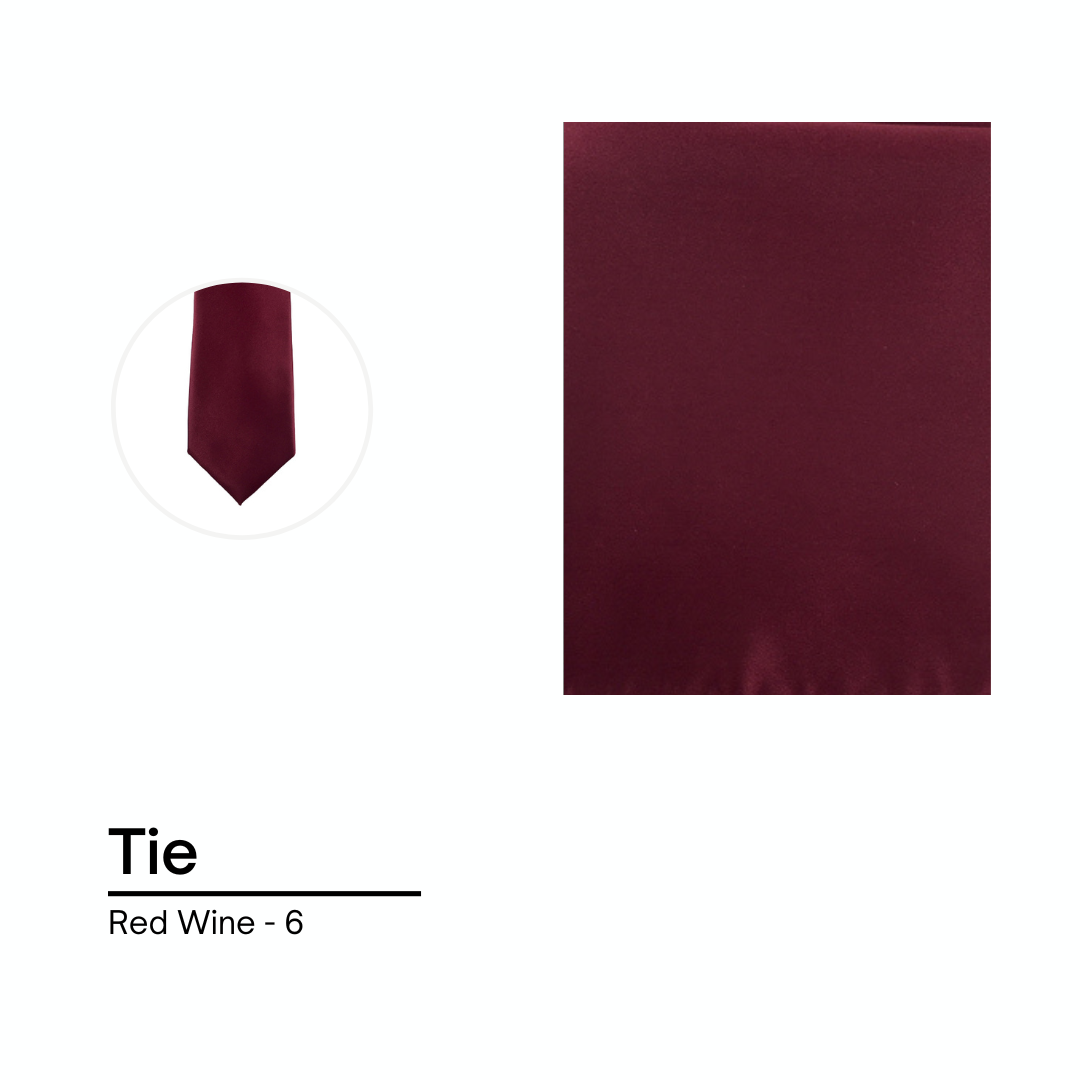 Cravate / Noeud Papillon Unie - Red Wine