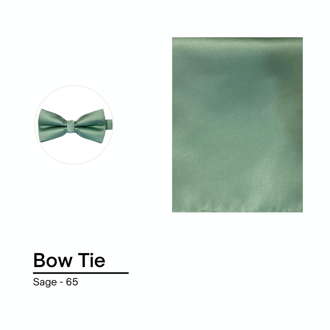 Cravate / Noeud Papillon Unie - Sage