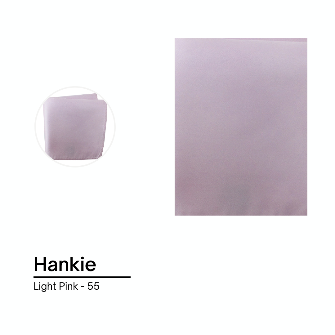 Cravate / Noeud Papillon Unie - Light Pink