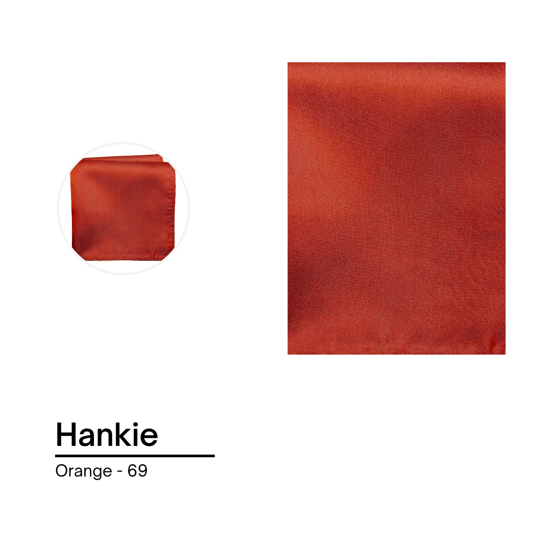 Cravate / Noeud Papillon Unie - Orange