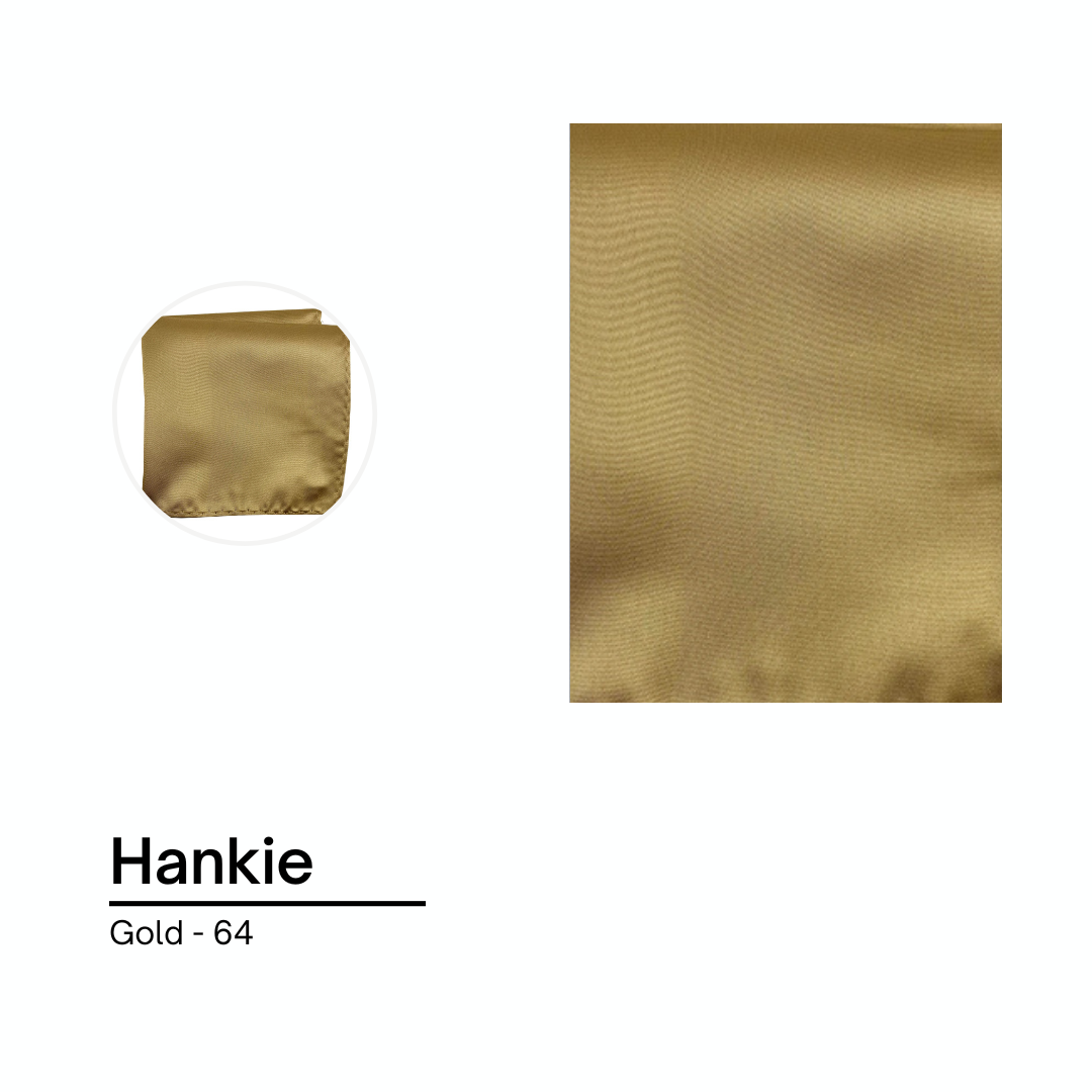 Cravate / Noeud Papillon Unie - Dark Gold