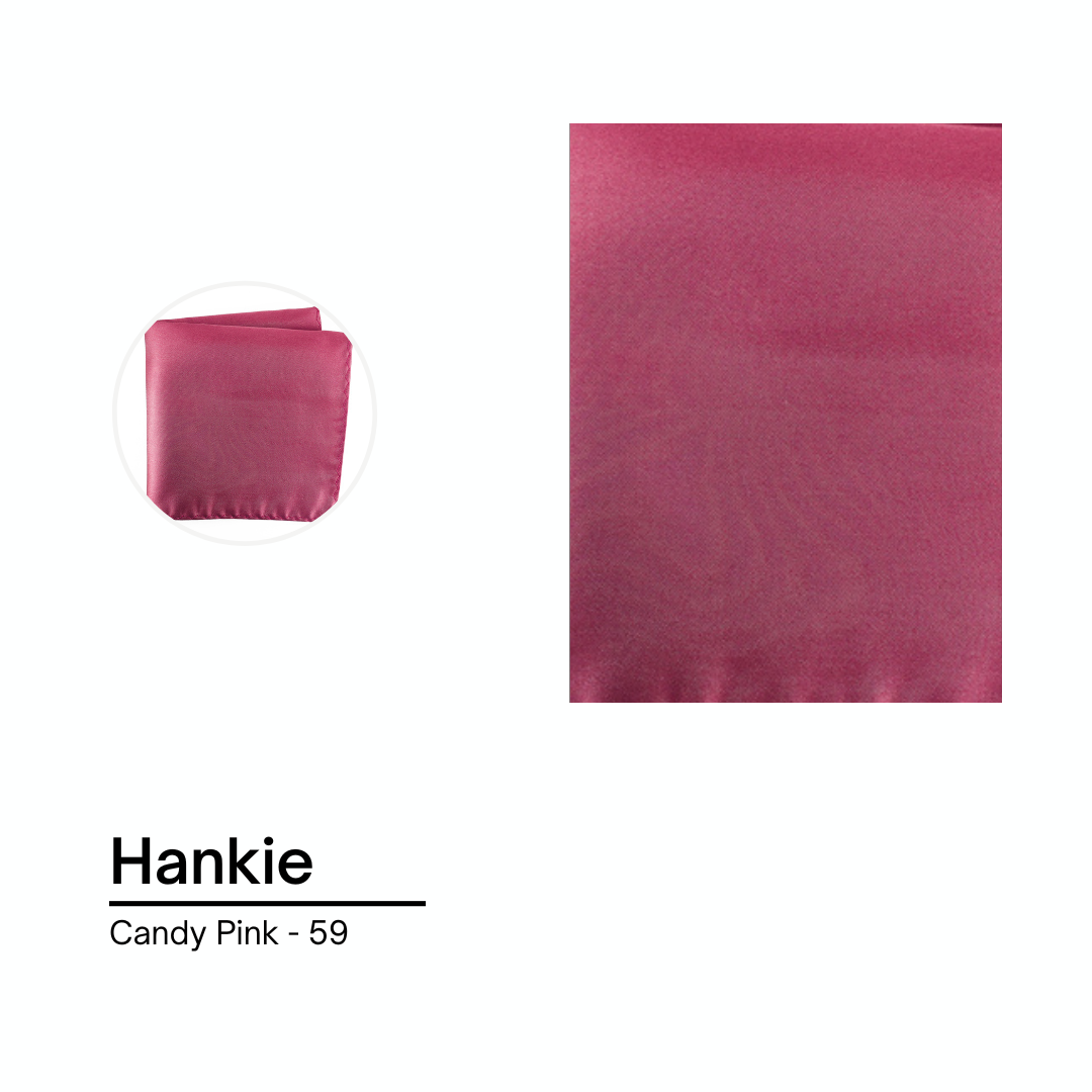 Cravate / Noeud Papillon Unie - Candy Pink