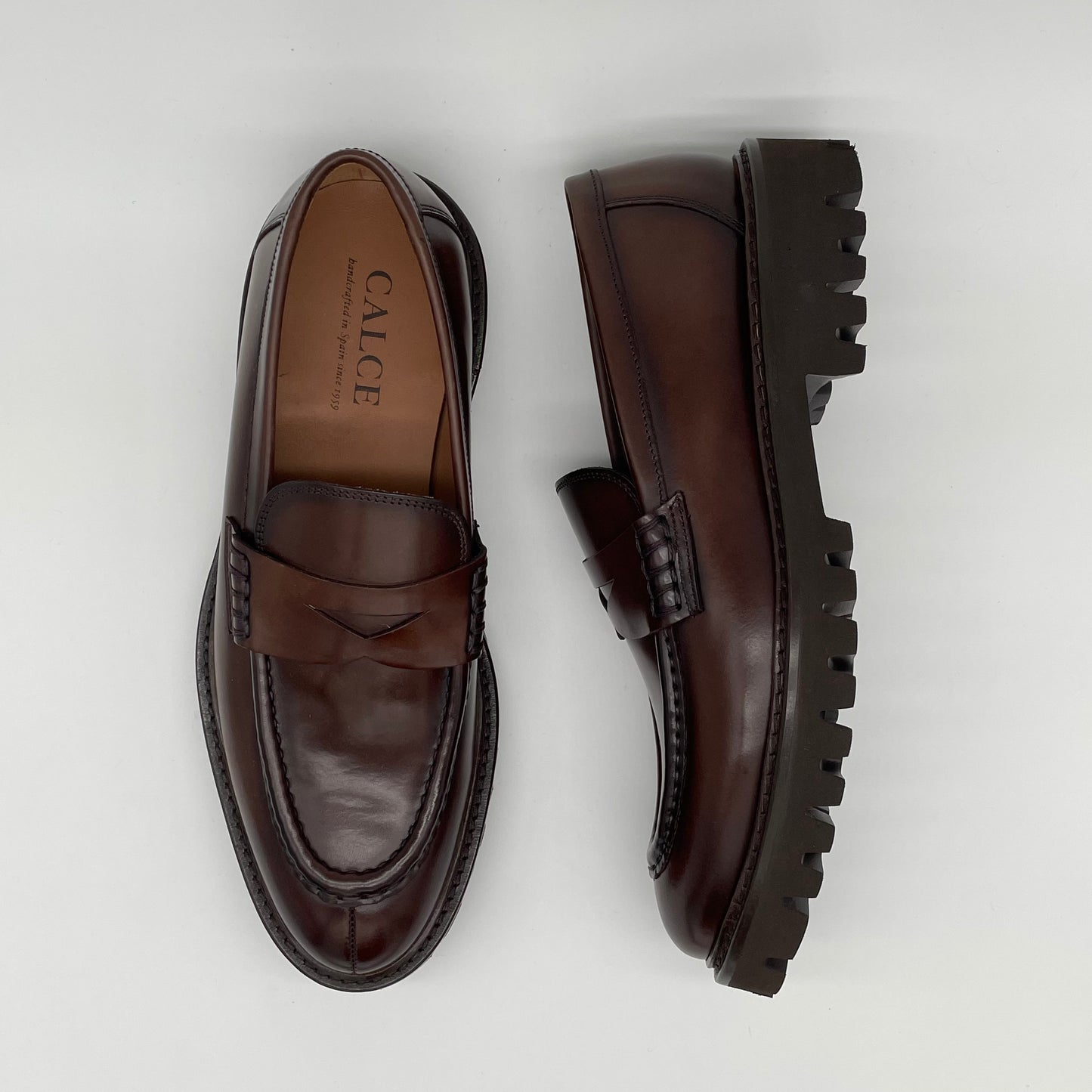Calce Leather Shoes - Leather Penny Loafer