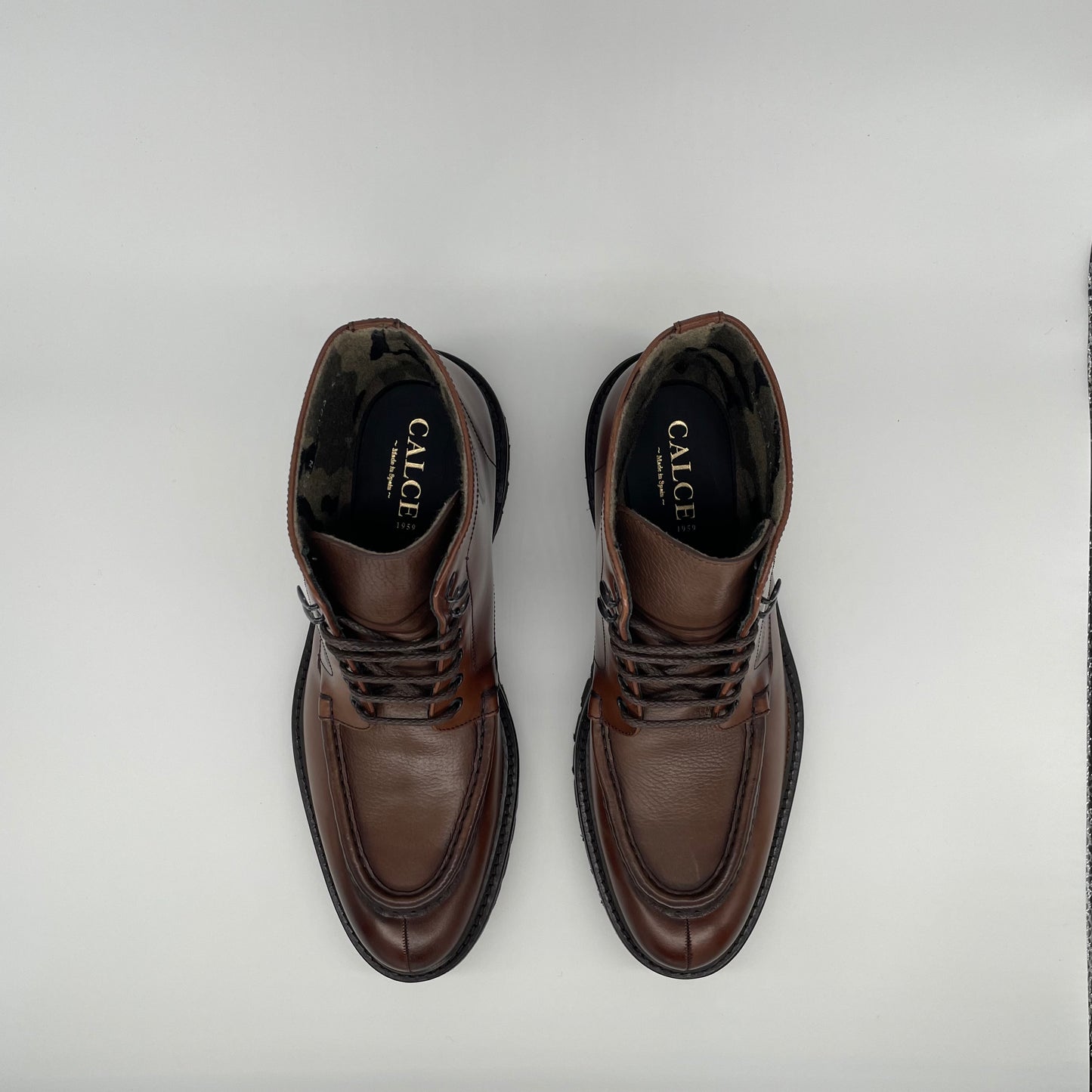 Calce Leather Boots - Brown